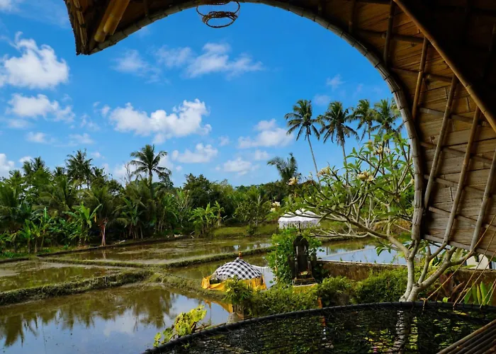 Gesing Mas - Private Pool Bamboo 2 Bedroom Facing To Rice Field View * أوبود