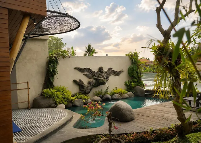 Gesing Mas - Private Pool Bamboo 2 Bedroom Facing To Rice Field View فيلة