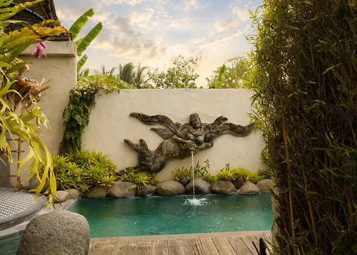 Gesing Mas - Private Pool Bamboo 2 Bedroom Facing To Rice Field View فيلة *
