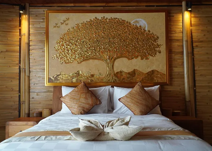 فيلة Gesing Mas - Private Pool Bamboo 2 Bedroom Facing To Rice Field View